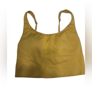PINK Victoria's Secret Mustard Sports Bra Size M